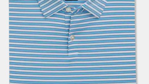 MINI REGIMENTAL STRIPE LISLE SELF COLLAR